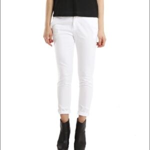 Current/Elliott the smart trouser white boyfriend